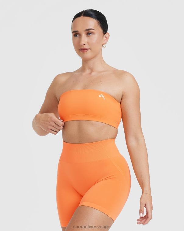 Kläder aprikos apelsin 4B046142 vardagsbandeau bralette Oner Active