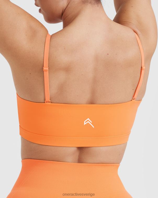 Kläder aprikos apelsin 4B046142 vardagsbandeau bralette Oner Active