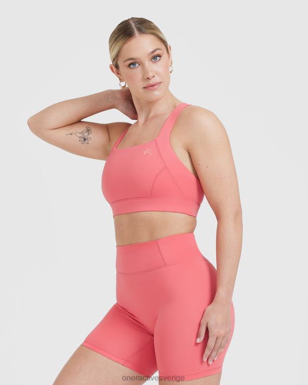 Kläder förstärka rosa 4B046177 tidlös bralette med fyrkantig hals Oner Active