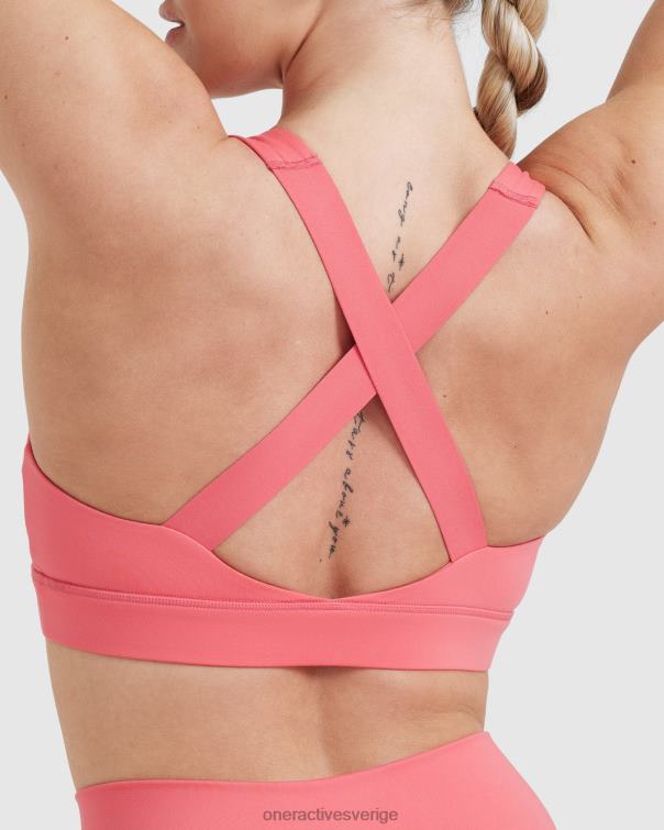 Kläder förstärka rosa 4B046177 tidlös bralette med fyrkantig hals Oner Active