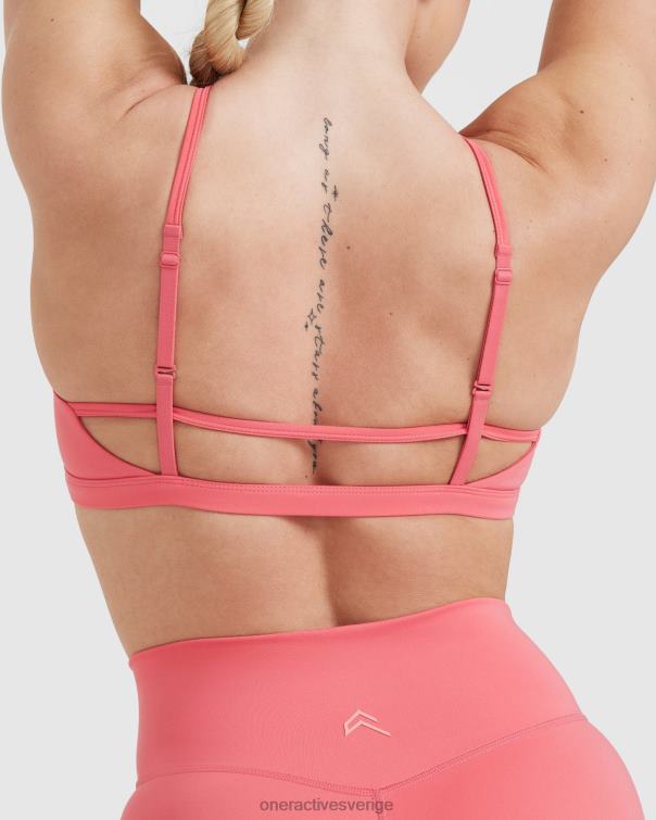 Kläder förstärka rosa 4B046181 tidlös bralette med remmar Oner Active