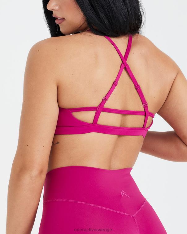 Kläder fuchsia 4B046189 tidlös bralette med remmar Oner Active