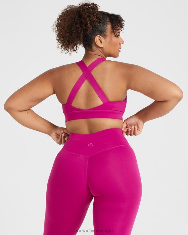 Kläder fuchsia 4B04696 tidlös bralette med fyrkantig hals Oner Active