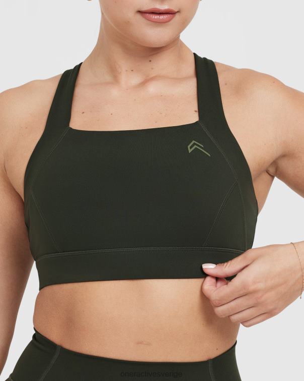 Kläder kaki 4B046166 tidlös bralette med fyrkantig hals Oner Active