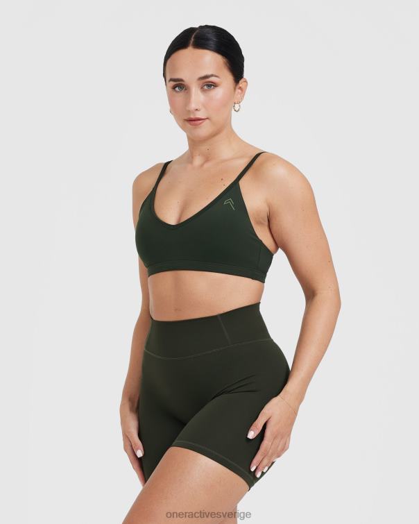 Kläder kaki 4B046194 tidlös bralette med remmar Oner Active