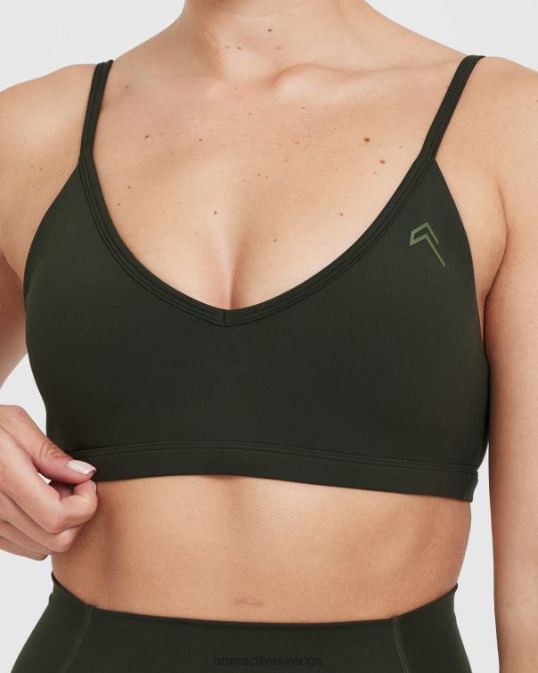 Kläder kaki 4B046194 tidlös bralette med remmar Oner Active