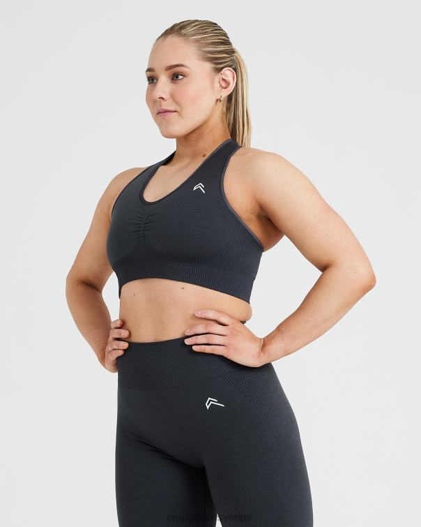 Kläder kolmärgel 4B046161 klassisk sömlös 2,0 v-ringad bralette Oner Active