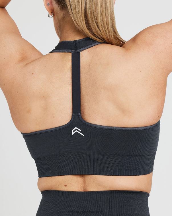 Kläder kolmärgel 4B046161 klassisk sömlös 2,0 v-ringad bralette Oner Active