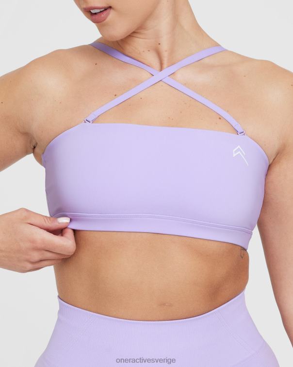 Kläder lavendel lila 4B046156 vardagsbandeau bralette Oner Active