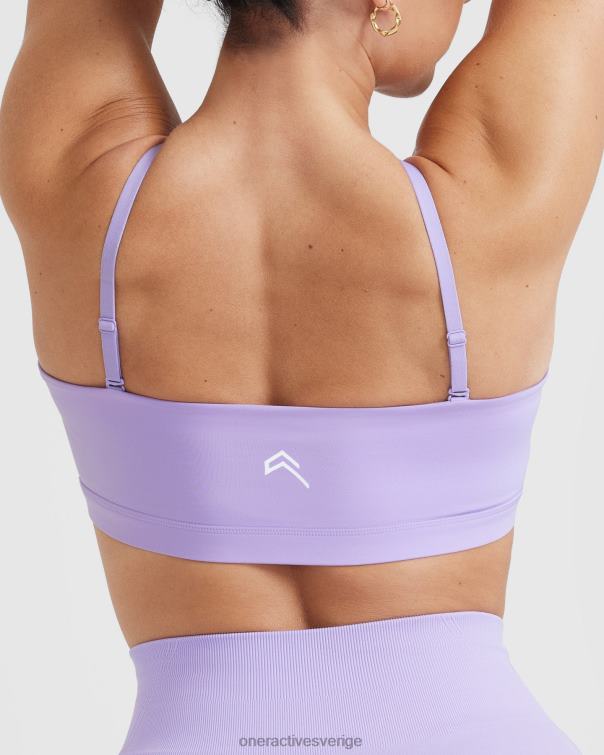 Kläder lavendel lila 4B046156 vardagsbandeau bralette Oner Active