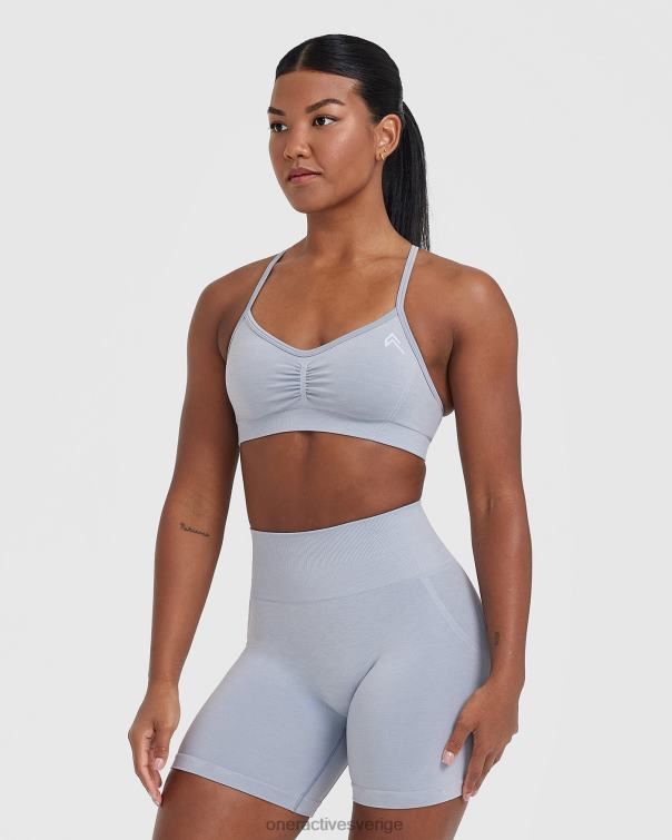 Kläder metallgrå 4B046115 enkel bralette med remmar Oner Active