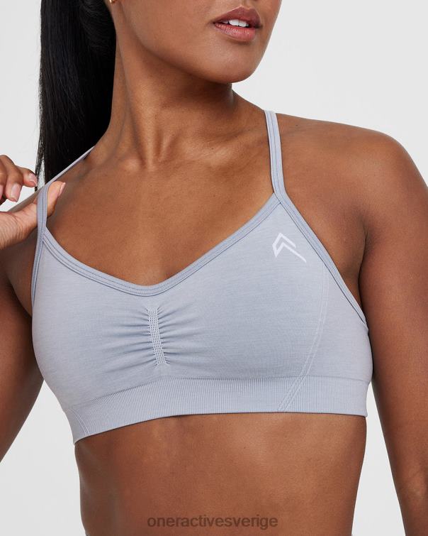 Kläder metallgrå 4B046115 enkel bralette med remmar Oner Active