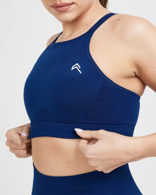 Kläder midnatt 4B046219 enkel sömlös bralette med hög hals Oner Active