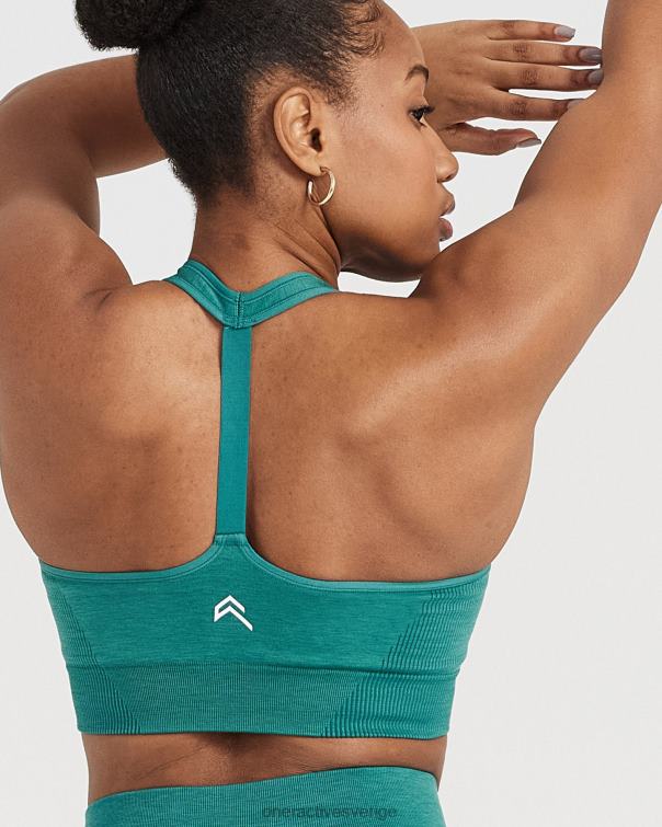 Kläder mineral grön märgel 4B046151 klassisk sömlös 2,0 v-ringad bralette Oner Active