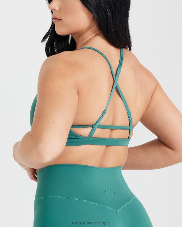 Kläder mineralgrönt 4B046171 tidlös bralette med remmar Oner Active