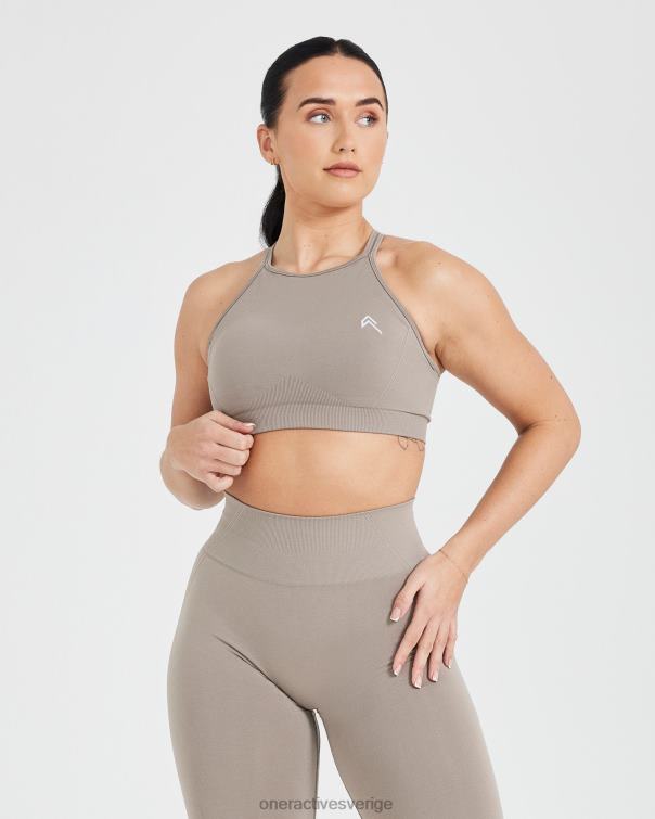 Kläder minky 4B046210 enkel sömlös bralette med hög hals Oner Active