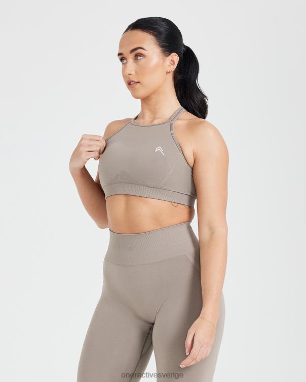 Kläder minky 4B046210 enkel sömlös bralette med hög hals Oner Active