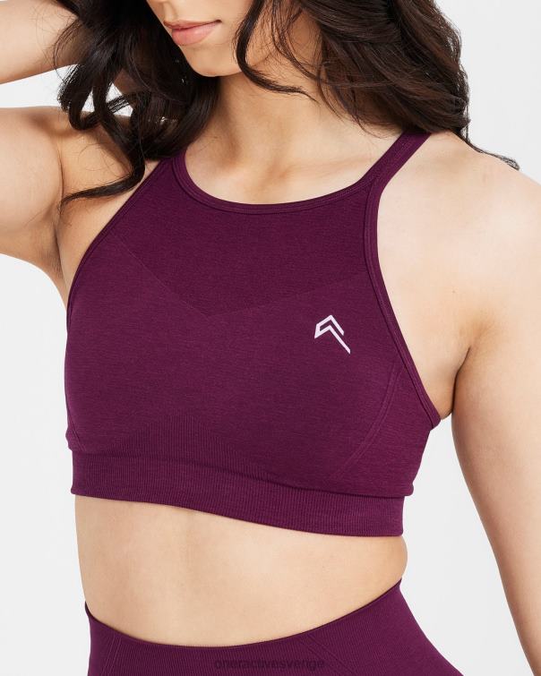 Kläder mogen fig 4B046218 enkel sömlös bralette med hög hals Oner Active