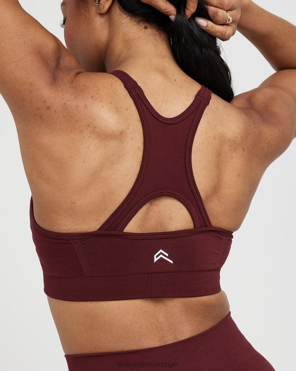 Kläder rosenträ 4B046202 enkel sömlös bralette med hög hals Oner Active
