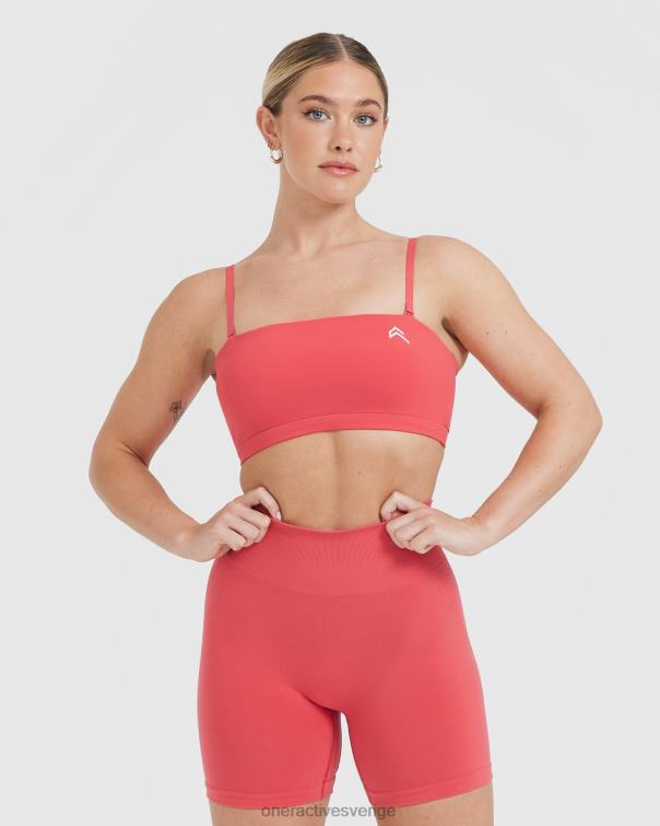 Kläder söt röd 4B046104 vardagsbandeau bralette Oner Active
