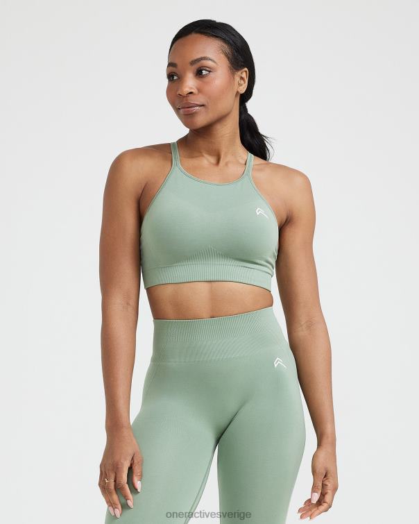 Kläder salvia 4B046139 enkel sömlös bralette med hög hals Oner Active