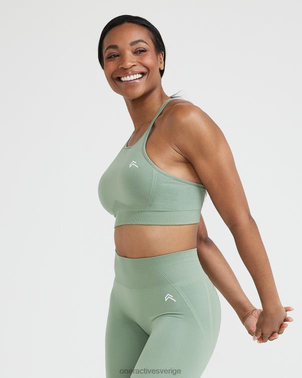 Kläder salvia 4B046139 enkel sömlös bralette med hög hals Oner Active