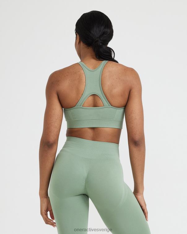 Kläder salvia 4B046198 enkel sömlös bralette med hög hals Oner Active