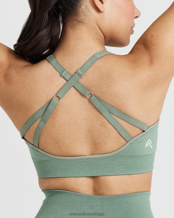 Kläder salvia märgel 4B046164 klassisk sömlös 2.0 bralette Oner Active