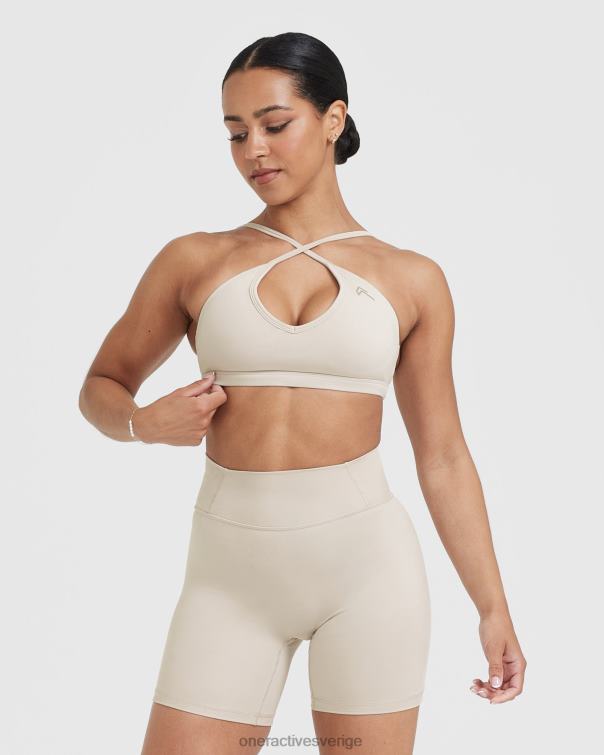 Kläder sand 4B046152 tidlös bralette med remmar Oner Active