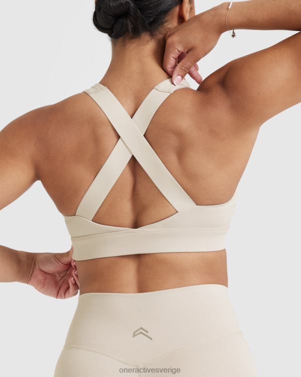 Kläder sand 4B046187 tidlös bralette med fyrkantig hals Oner Active