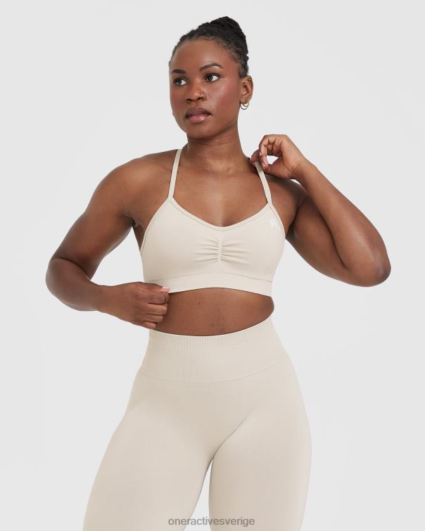 Kläder sand 4B04692 enkel bralette med remmar Oner Active