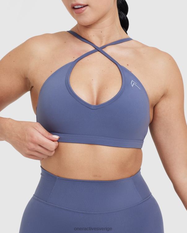 Kläder skifferblå 4B046165 tidlös bralette med remmar Oner Active