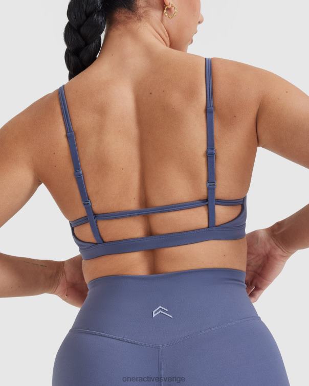 Kläder skifferblå 4B046165 tidlös bralette med remmar Oner Active
