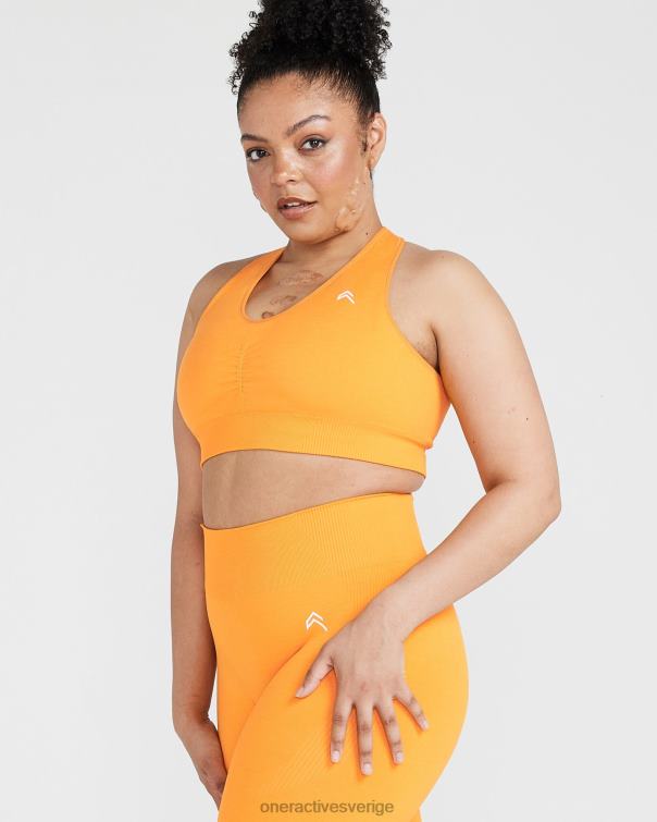 Kläder solnedgång märgel 4B046191 klassisk sömlös 2,0 v-ringad bralette Oner Active