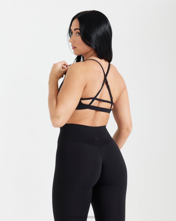 Kläder svart 4B046143 tidlös bralette med remmar Oner Active
