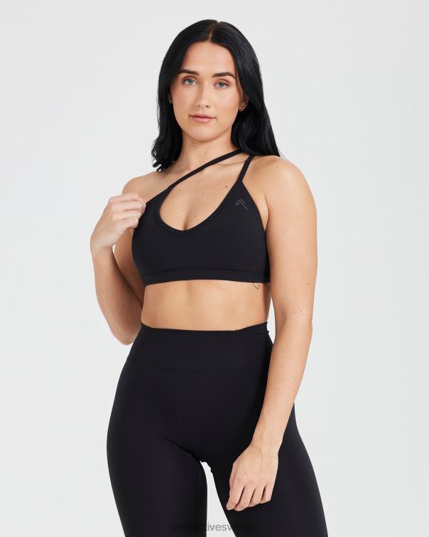 Kläder svart 4B046143 tidlös bralette med remmar Oner Active