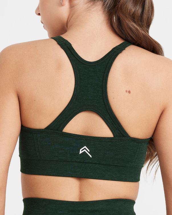 Kläder vintergröna 4B046133 enkel sömlös bralette med hög hals Oner Active