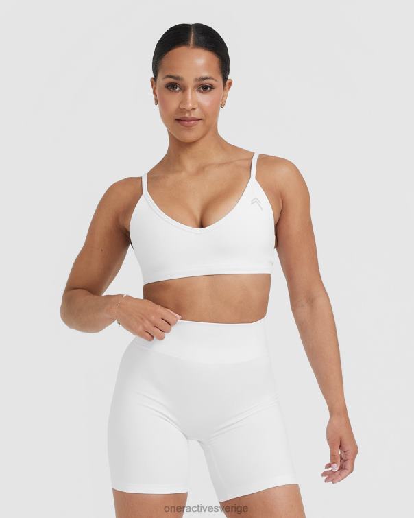 Kläder vit 4B046153 tidlös bralette med remmar Oner Active