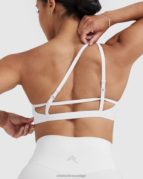 Kläder vit 4B046153 tidlös bralette med remmar Oner Active