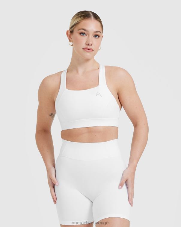 Kläder vit 4B046182 tidlös bralette med fyrkantig hals Oner Active