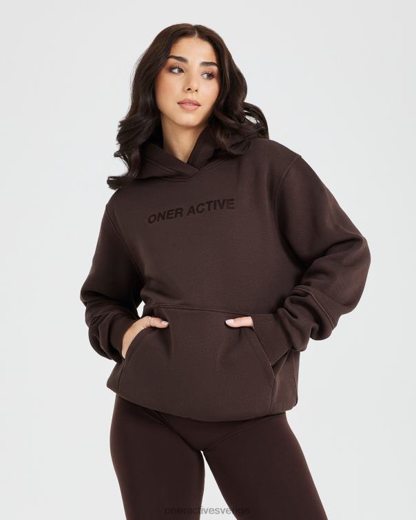 Kläder 70% kakao 4B046620 klassisk lounge oversized hoodie Oner Active