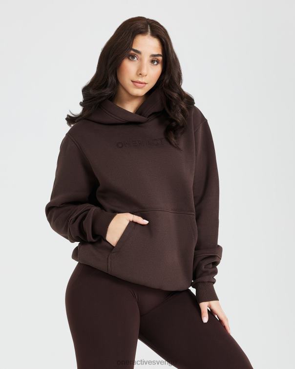 Kläder 70% kakao 4B046620 klassisk lounge oversized hoodie Oner Active