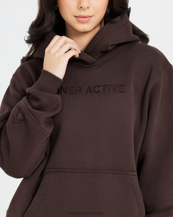 Kläder 70% kakao 4B046620 klassisk lounge oversized hoodie Oner Active