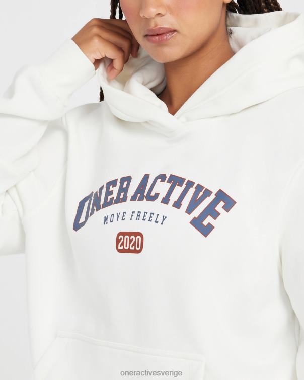 Kläder benvit 4B046633 överdimensionerad klubbhuvtröja Oner Active