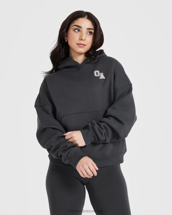 Kläder kol 4B046589 varsity oversized hoodie hela dagen Oner Active