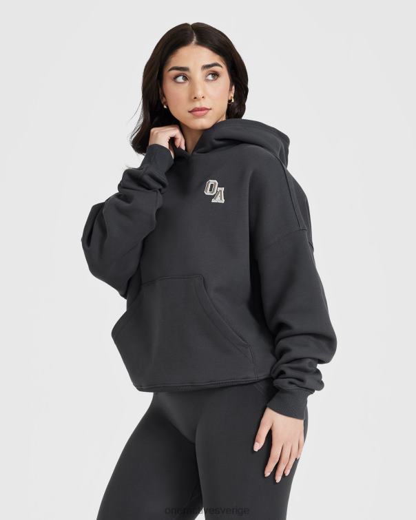 Kläder kol 4B046589 varsity oversized hoodie hela dagen Oner Active