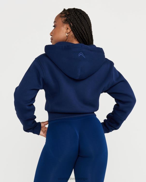 Kläder midnatt 4B046628 klassisk lounge-huvtröja med dragkedja Oner Active