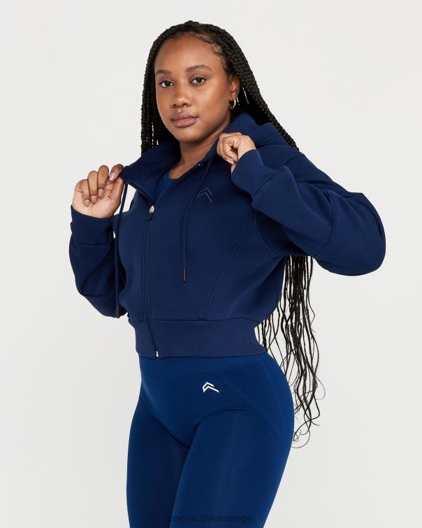 Kläder midnatt 4B046628 klassisk lounge-huvtröja med dragkedja Oner Active