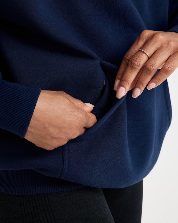 Kläder midnatt 4B046646 klassisk lounge oversized hoodie Oner Active