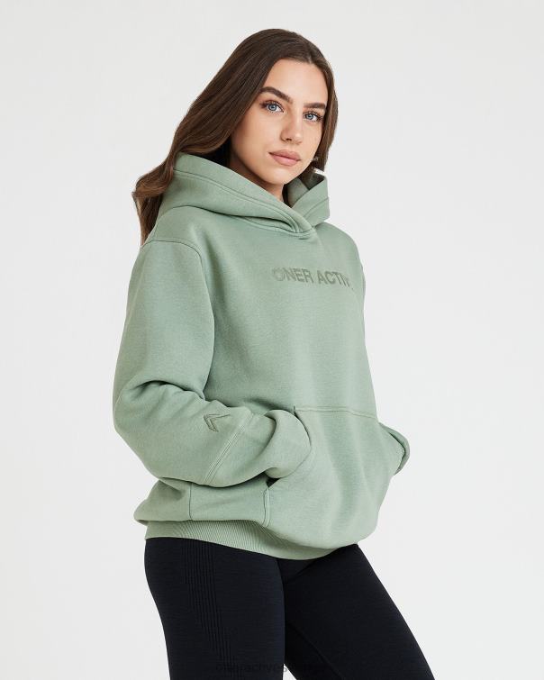 Kläder salvia 4B046644 klassisk lounge oversized hoodie Oner Active